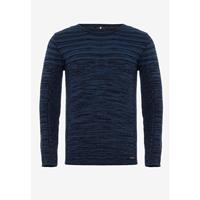 CIPO & BAXX Langarmshirt Langarmshirts dunkelblau Herren 