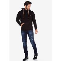 CIPO & BAXX Kapuzensweat Sweatshirts schwarz Herren 