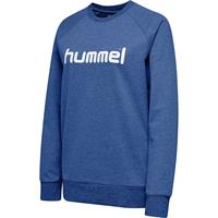 Hummel Go Cotton Logo Sweatshirt - Blauw Dames