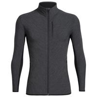 Icebreaker - Descender L/S Zip - Fleecevest, zwart