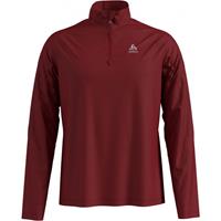 Odlo - Maat S - Midlayer 1/2 Zip Pillon Heren Wintersportpully - Red Dahlia