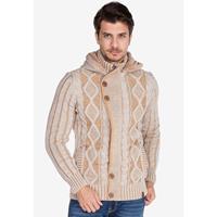 CIPO & BAXX Cardigan Strickjacken beige Herren 