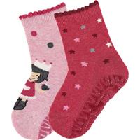 Sterntaler FliesenFlitzer AIR Winter Glitzer Flitzer AIR Doppelpack Prinzessin Socken hellrosa Mädchen 