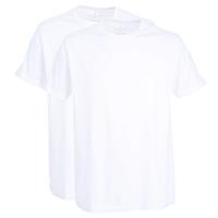 Tom Tailor Herren T-Shirt, 2er Pack - Lucky T, Halbarm, Rundhals, einfarbig Unterhemden weiß Herren 