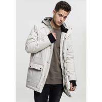 Hooded Heavy Thumbhole Parka Parkas stein Herren 