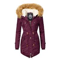 Navahoo Dames Winterjas B399 – Warm, Waterafstotend & Met Afneembare Bontkraag