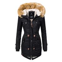 NAVAHOO Wintermantel La Viva Wintermäntel schwarz Damen 