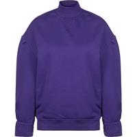 Urban Classics Sweater Turtleneck Crew Sweatshirts lila Damen 