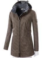 Casual Looks Softshelljacke mit kuscheligem Fleece