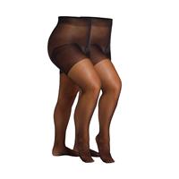 Camano Feinstrumpfhose 2er-Pack Feinstrumpfhosen schwarz Damen 