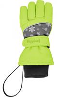 Playshoes handschoenen sneeuwvlokken groen