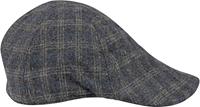 Pet Suitable Peaky Cap Geweven Ruit Grijs