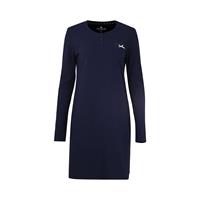 Tom Tailor Nachthemd met borstzak, dark blue uni