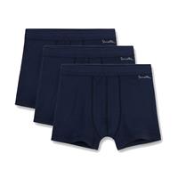 Sanetta Jungen Shorts 3er Pack - Pant, Unterhose, Organic Cotton Boxershorts für Jungen blau Junge 