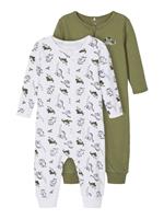 2-pack Rits Pyjama Heren Green