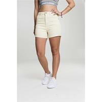 Urban Classics Ladies Highwaist Stretch Twill Shorts Shorts gelb Damen 