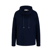 Tom Tailor Sweatshirt met rolkraag en textuur, Sky Captain Blue