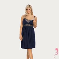 Lupoline Zwangerschapsjurk / Voedingsjurk Blue Chic