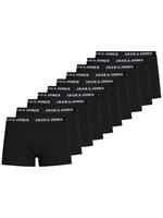 Jack & jones 10-pack Effen Boxershort Heren Zwart