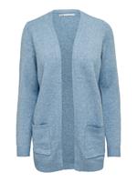Open Knitted Cardigan Dames Blauw