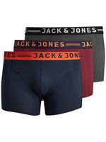 JACK & JONES 3-pack Basic Plus Size Boxers Heren Rood