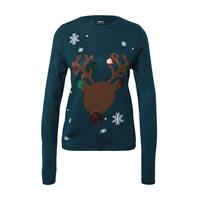Only pullover xmas exclusive reindeer Pullover grün Damen 