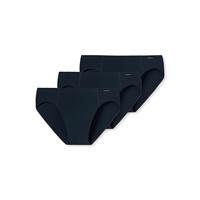 Schiesser Minislip "Essentials" met klein logo bij de band (3 stuks)