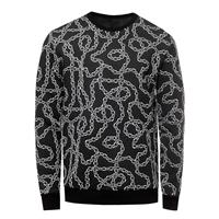 Rusty Neal Jacquard trui in ijzeren design