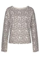 Lascana Sweatshirt / Shirt met lange mouwen Langarmshirt in losse pasvorm, loungewear