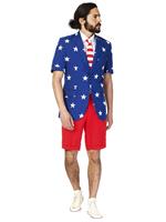 OppoSuits Kostüm Sommer Stars And Stripesmänner Polyester Mt 46