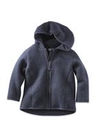 Baby Wollfleece Jacke aus Bio-Merinowolle – blau – 
