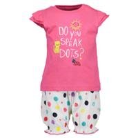 BLUE SEVEN Girls Set van 2 T-Shirt + Shorts Roze Original