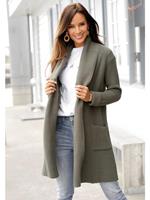 LASCANA Longstrickjacke mit Schalkragen