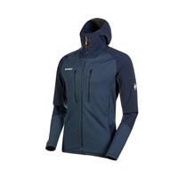 Eiswand Advanced ML Hooded Jacket Herren Midlayer Fleecejacke dunkelblau Gr. XXL