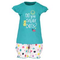 BLUE SEVEN Girls Set van 2 T-shirt + Shorts lagune