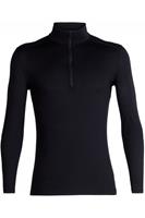 Icebreaker - 200 Oasis L/S Half Zip - Merino-ondergoed, zwart