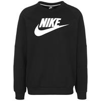 Nike Sportwear Modern Crew Fleece HBR sweater zwart/wit
