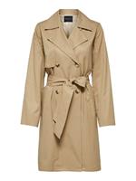 Double-breasted Trenchcoat Dames Bruin
