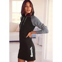 Bench. Loungewear Sweatjurk met capuchon en contrastkleurige mouwen