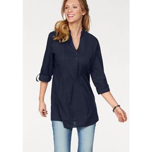 Aniston CASUAL Lange blouse met decoratieve biezenverwerking