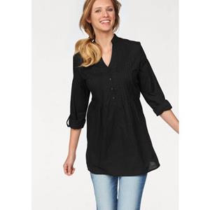 Aniston CASUAL Longbluse, mit dekorativer Biesenverarbeitung