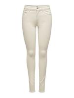 Only Onlfblushlife Mid Ankle Skinny Jeans Dames Beige