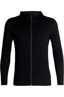 Icebreaker Elemtal LS Zip Heren Trui Black