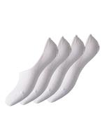 Pieces 4-paar invisible footies sneaker sokken - Katoenen onzichtbare kousenvoetjes