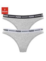 Puma Iconic Strings 2er Pack Women grau/schwarz Größe L