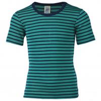 Engel - Kinder Unterhemd S/S - Merino-ondergoed, turkoois/blauw