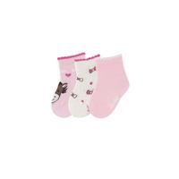 Sterntaler Babysokjes 3-pack Pony roze