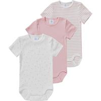 Bodys 3er-Pack für Mädchen beige/weiß Mädchen 