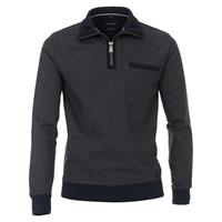 Casamoda Sweat-Troyer andere Muster Sweatshirts dunkelblau Herren 