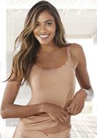 Lascana Hemd met ingebouwd bustier, spaghettiband-top, onderhemd (2 stuks, Set van 2)